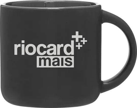 Minolo 14 oz Ceramic Mug, Matte Black — view 7