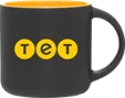 Minolo 14 oz Ceramic Mug, Matte Black — view 3