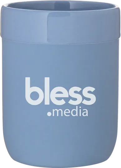 12 oz Opal Ceramic Tumbler with Silicone Sleeve — view 2
