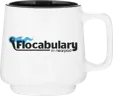 Windsor 12 oz Ceramic Mug, Matte White — view 2