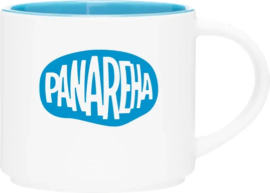 Monaco 16 oz Ceramic Mug, Matte White — view 3