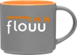 Monaco 16 oz Ceramic Mug, Matte Storm Gray — view 3