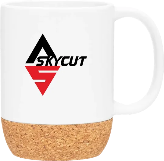 Beck 13 oz Ceramic Mug with Cork Base