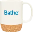 Beck 13 oz Ceramic Mug with Cork Base — view 3