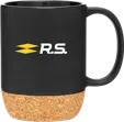 Beck 13 oz Ceramic Mug with Cork Base — view 5