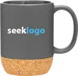 Beck 13 oz Ceramic Mug with Cork Base — view 6