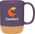 Beck 13 oz Ceramic Mug with Cork Base — view 7