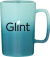 Rush 14 oz Ceramic Mug with Ombré Gloss Finish — view 2