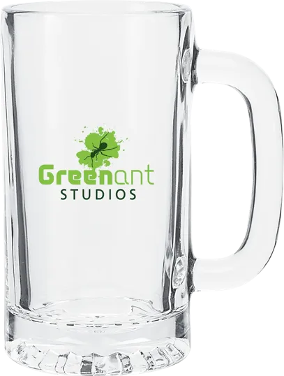 16 oz Glass Tankard with Handle