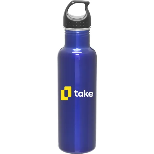 h2go Bolt 24 oz Stainless Steel Water Bottle — view 3