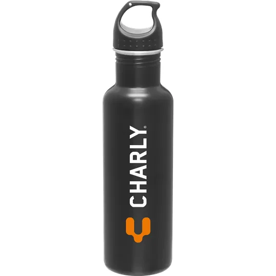 h2go Bolt 24 oz Stainless Steel Water Bottle — view 4