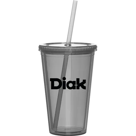 16 oz Spirit Acrylic Tumbler with Lid and Straw — view 3