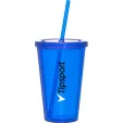 16 oz Spirit Acrylic Tumbler with Lid and Straw — view 2