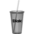 16 oz Spirit Acrylic Tumbler with Lid and Straw — view 3