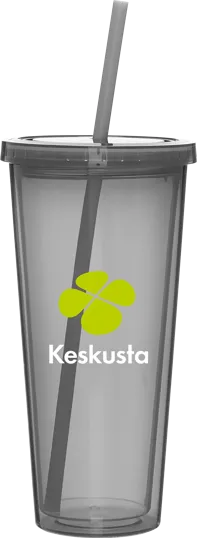 20 oz Spirit Acrylic Tumbler with Straw — view 3