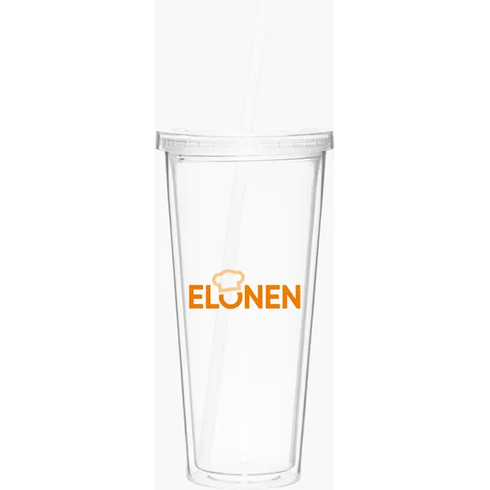 20 oz Spirit Acrylic Tumbler with Straw