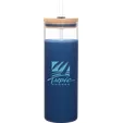 Totem 25 oz Borosilicate Glass Tumbler with Bamboo Lid