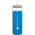 Totem 25 oz Borosilicate Glass Tumbler with Bamboo Lid — view 5