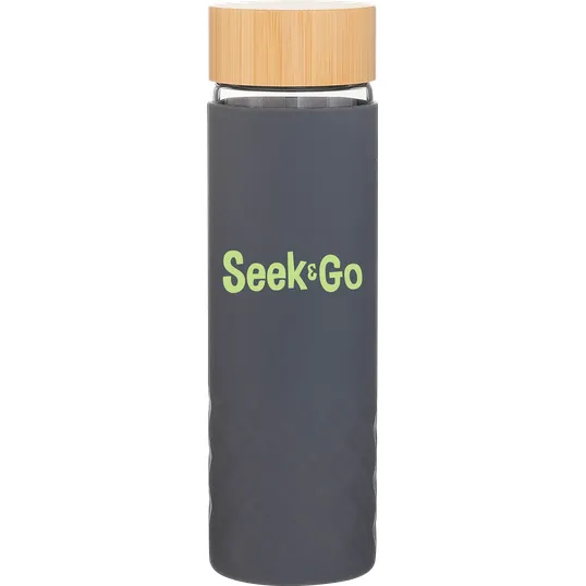 h2go Dawn 18 oz Borosilicate Glass Bottle — view 7