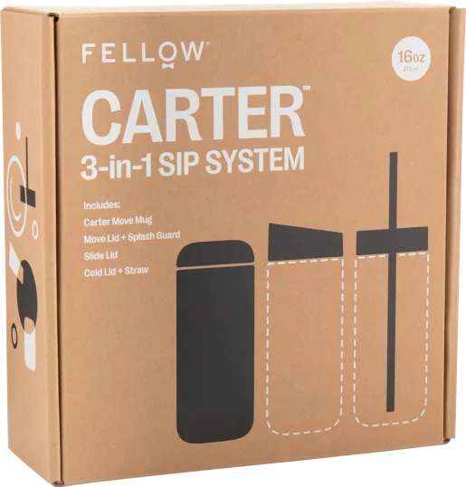 Fellow Carter 3-in-1 Sip System, 16 oz