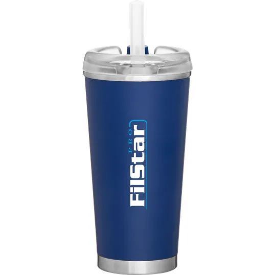 Brooklyn 16.9 oz Double Wall Stainless Steel Tumbler — view 3