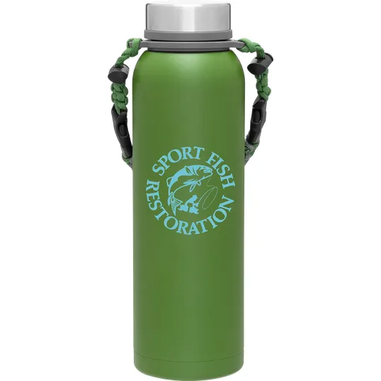 h2go Pine 32 oz Insulated Stainless Steel Bottle