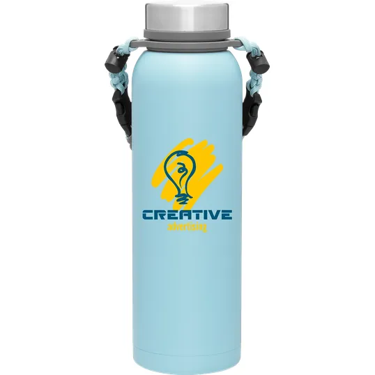 h2go Pine 32 oz Insulated Stainless Steel Bottle — view 6