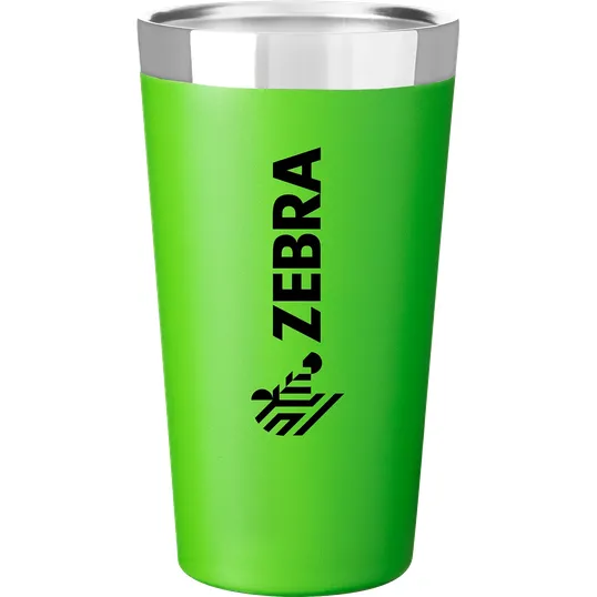 16.9 oz Thermal Pint, Powder Coated Stainless Steel — view 2