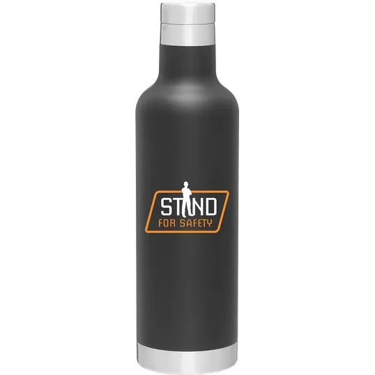 h2go Noir 25 oz Thermal Bottle, Powder Coated — view 2