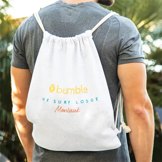 Sweatshirt Drawstring Backpack — view 2