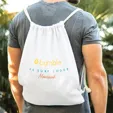 Sweatshirt Drawstring Backpack — view 2