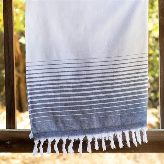 Antalya Terry Peshtemal Beach Towel, 37" x 69" — view 4
