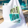 Cotton Waffle Beach Towel, 35" x 60" — view 2