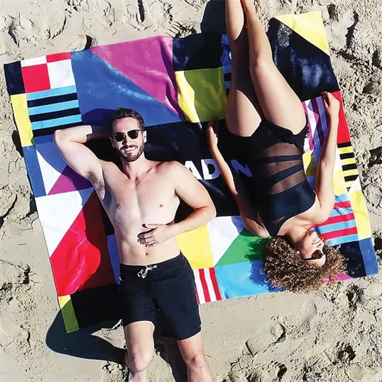 Subli-Plush Velour Beach Towel, 60" x 72"