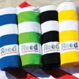 Microfiber Cabana Stripe Beach Towel, 30" x 60"