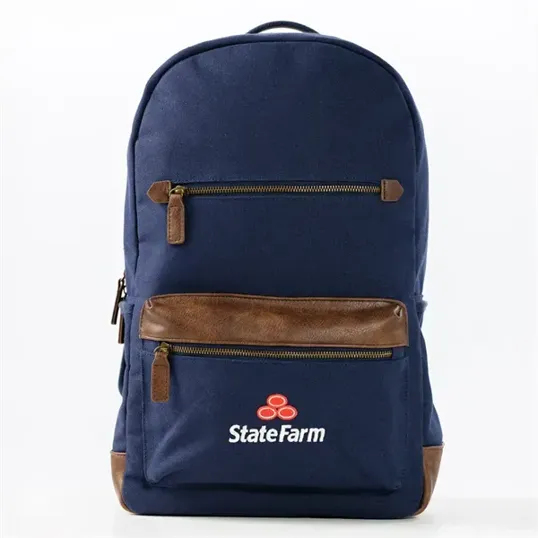 Touring Luxe Recycled Canvas Backpack — view 2