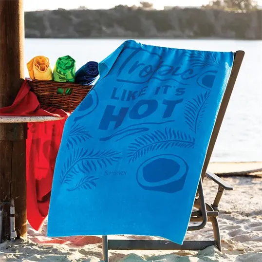 Velour Beach Towel, 28" x 58" — view 8