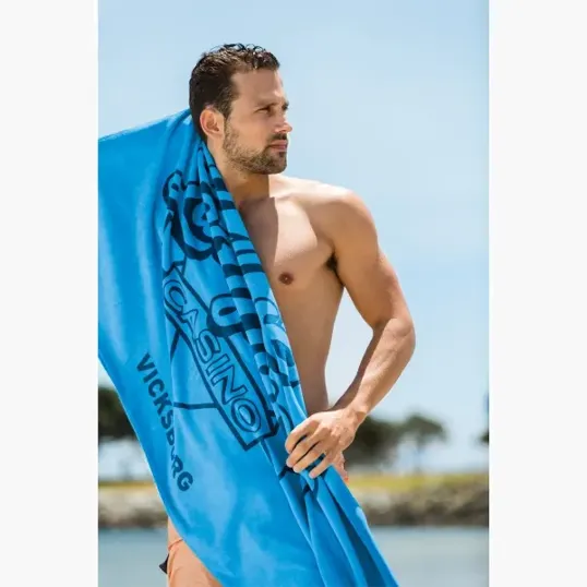 Velour Beach Towel, 28" x 58" — view 2