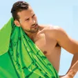 King Size Dobby Hem Velour Beach Towel — view 13