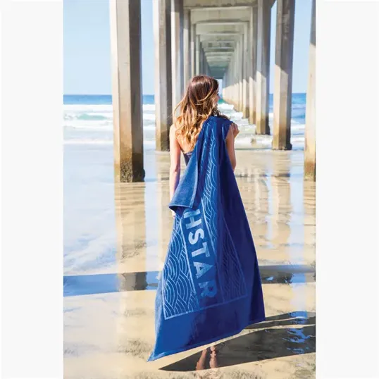 Oversize Terry Velour Beach Towel, 35" x 60" — view 13