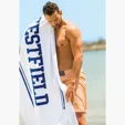 Presidential Plush Velour Beach Towel, 40" x 70" — view 2