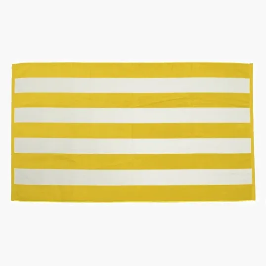 Cabana Striped Terry Velour Beach Towel, 35" x 60" — view 2