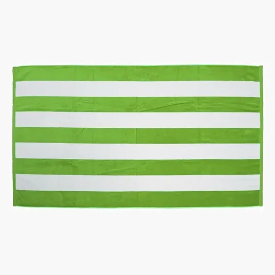 Cabana Striped Terry Velour Beach Towel, 35" x 60" — view 5