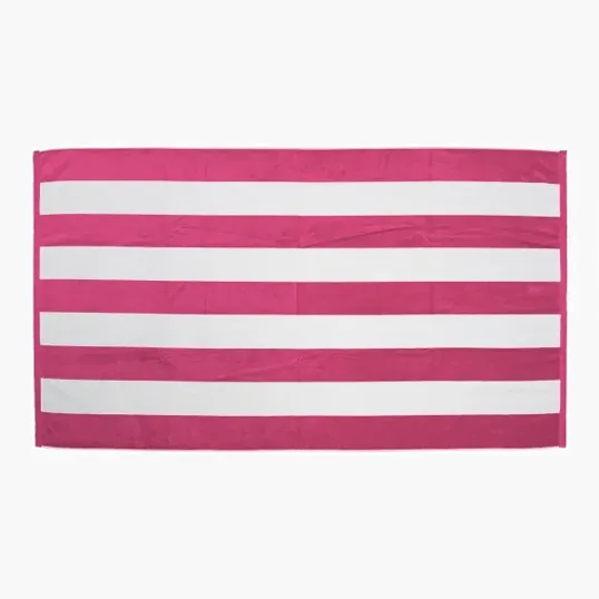 Cabana Striped Terry Velour Beach Towel, 35" x 60" — view 6