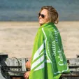 Custom Jacquard Terry Velour Beach Towels