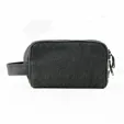 Canvas Toiletry Bag with Dual Zipper and Carry Handle — view 4