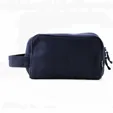 Canvas Toiletry Bag with Dual Zipper and Carry Handle — view 5