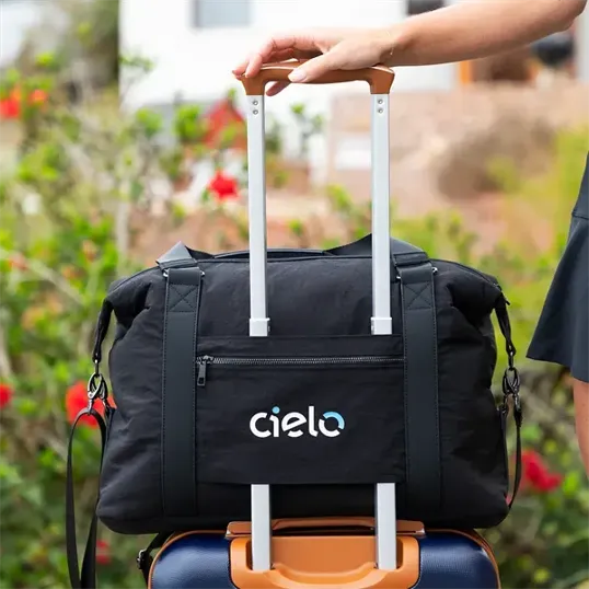 Essential Luxe Weekender Bag, Recycled Nylon — view 2