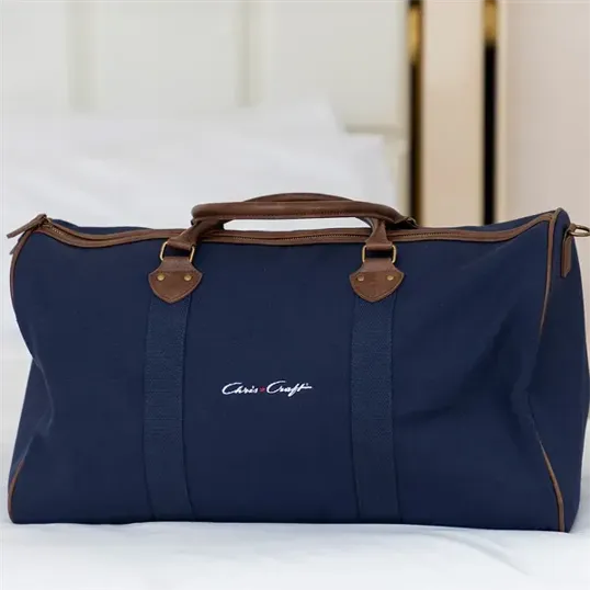 Touring Luxe Recycled Canvas Duffel Bag — view 2