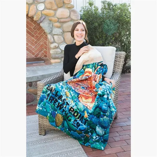 Appalachian Fur Lined Throw, 50" x 60" — view 2